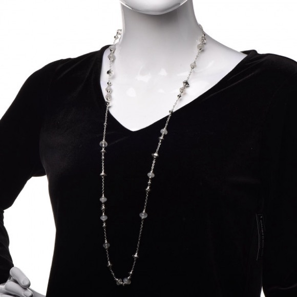 John Hardy Sterling Silver Moonstone Bamboo Bracelet and Necklace Bundle. - Picture 10 of 13